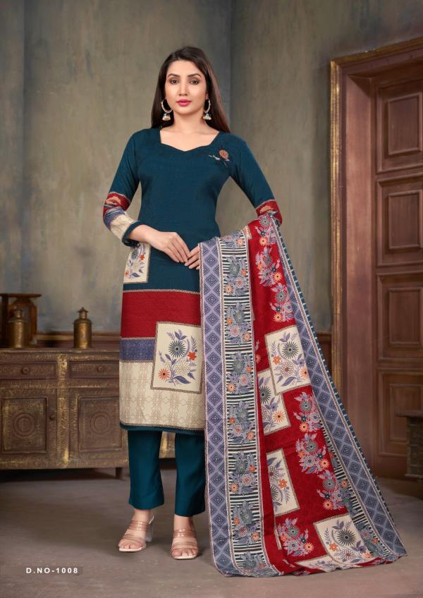 SAT Pashmina Shwal Suit Vol-13 – Dress Material